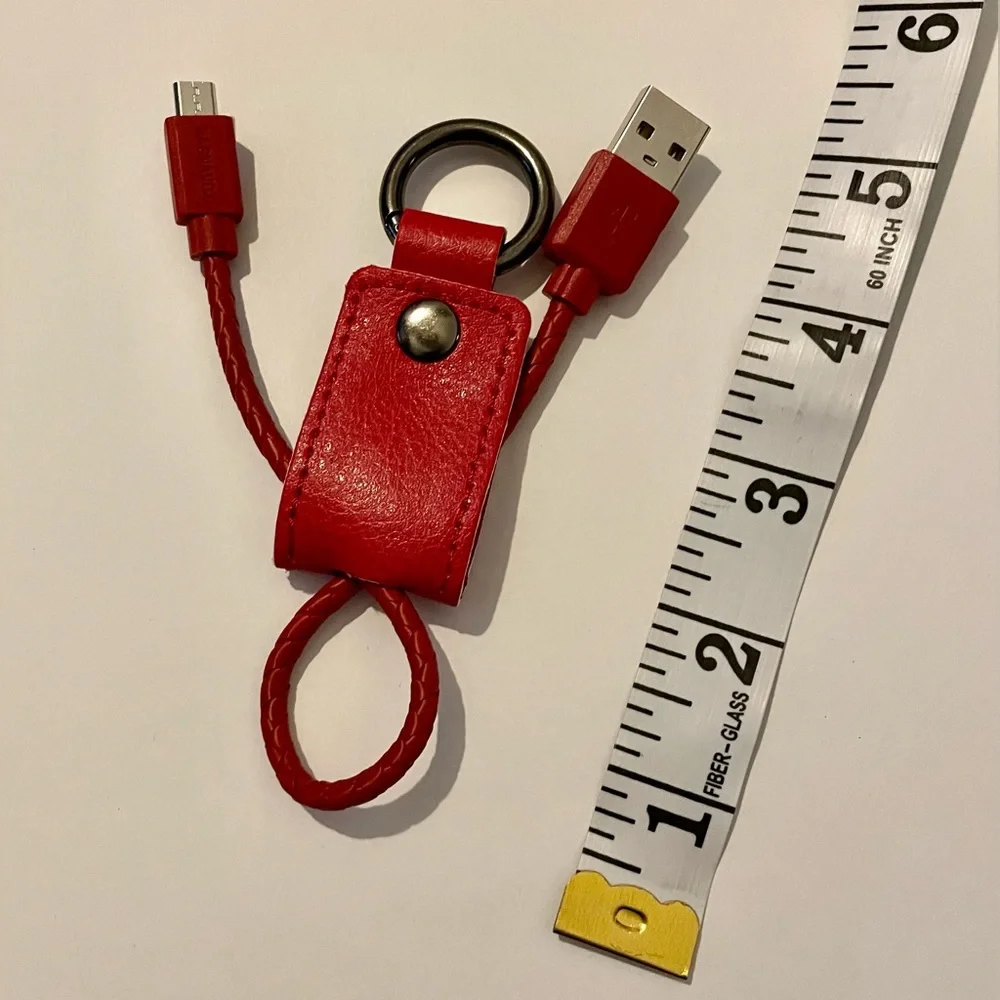 ❌Must Bubdle❌🔌 Charger/USB Keychain -Pink NWT